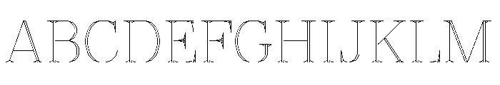 FC MAD Serif Font UPPERCASE