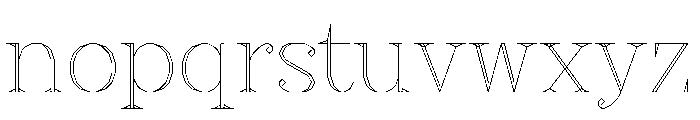 FC MAD Serif Font LOWERCASE
