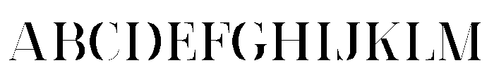 FC MAD Serif Fill Black Font UPPERCASE