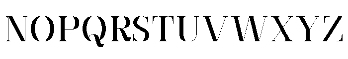 FC MAD Serif Fill Black Font UPPERCASE