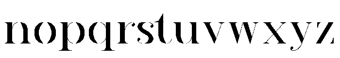 FC MAD Serif Fill Black Font LOWERCASE
