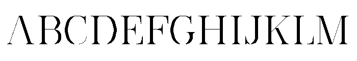 FC MAD Serif Fill Bold Font UPPERCASE