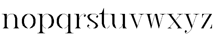 FC MAD Serif Fill Bold Font LOWERCASE
