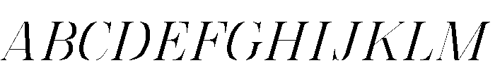 FC MAD Serif Fill Bold Italic Font UPPERCASE