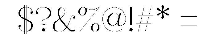 FC MAD Serif Fill Font OTHER CHARS
