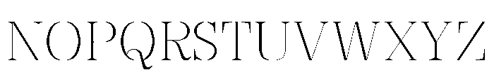 FC MAD Serif Fill Font UPPERCASE