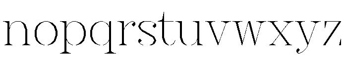 FC MAD Serif Fill Font LOWERCASE