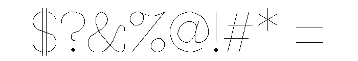 FC MAD Serif Fill Light Font OTHER CHARS
