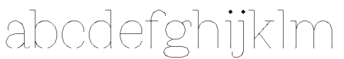 FC MAD Serif Fill Light FONT