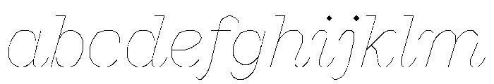 FC MAD Serif Fill Light Italic FONT