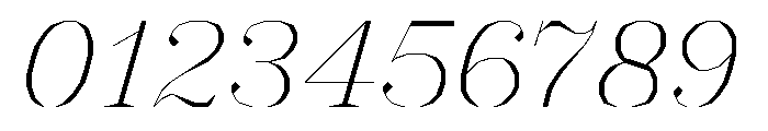 FC MAD Serif Fill Regular Italic Font OTHER CHARS