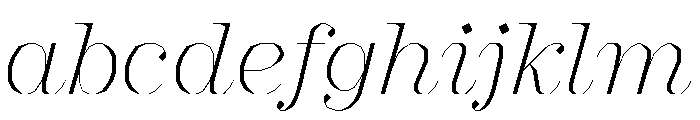 FC MAD Serif Fill Regular Italic FONT