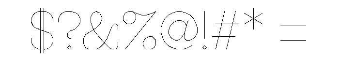 FC MAD Serif Light Font OTHER CHARS