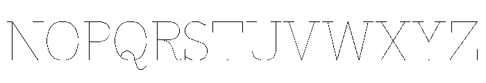 FC MAD Serif Light Font UPPERCASE
