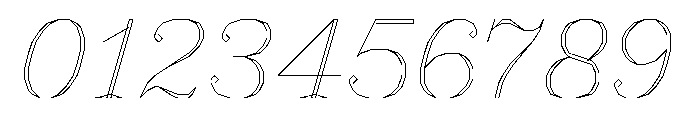 FC MAD Serif Regular Italic Font OTHER CHARS