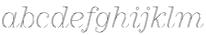 FC MAD Serif Regular Italic FONT