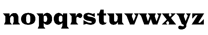 FC Nib Black Font LOWERCASE