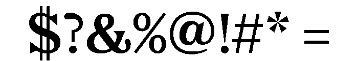 FC Nib Bold Font OTHER CHARS