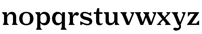 FC Nib Bold Font LOWERCASE