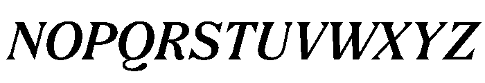 FC Nib Bold Italic Font UPPERCASE