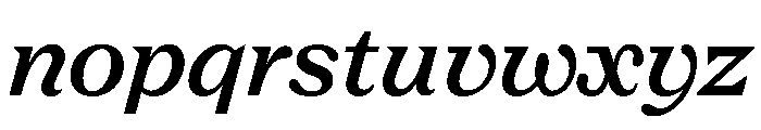 FC Nib Bold Italic Font LOWERCASE