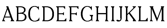 FC Nib Font UPPERCASE