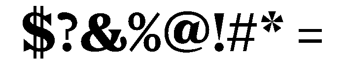 FC Nib ExtraBold Font OTHER CHARS