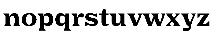 FC Nib ExtraBold Font LOWERCASE