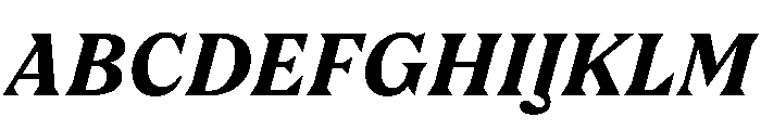 FC Nib ExtraBold Italic Font UPPERCASE