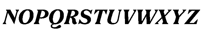 FC Nib ExtraBold Italic Font UPPERCASE