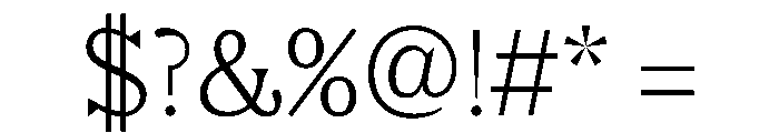 FC Nib Light Font OTHER CHARS