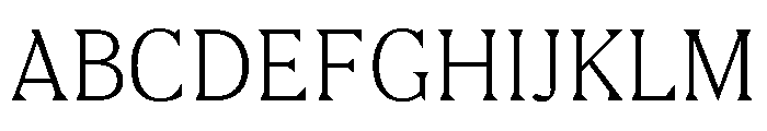 FC Nib Light Font UPPERCASE