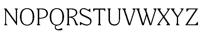FC Nib Light Font UPPERCASE