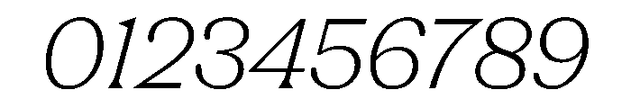 FC Nib Light Italic Font OTHER CHARS