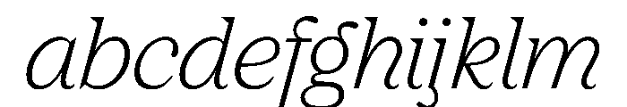 FC Nib Light Italic FONT
