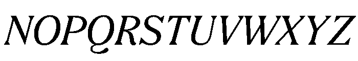 FC Nib SemiBold Italic Font UPPERCASE