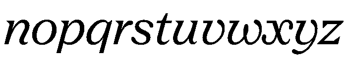 FC Nib SemiBold Italic Font LOWERCASE