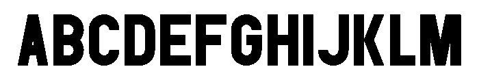 FC PDU Font UPPERCASE