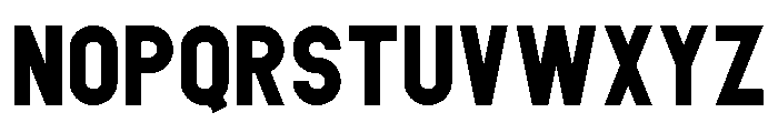 FC PDU Font UPPERCASE