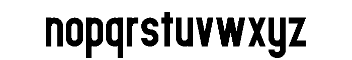 FC PDU Font LOWERCASE