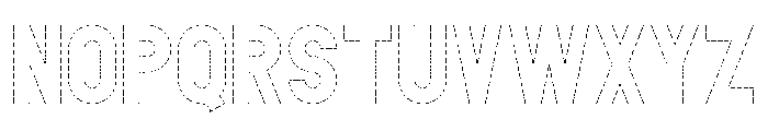 FC PDU Outline Font UPPERCASE
