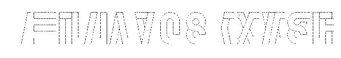 FC PDU Pattern Outline FONT