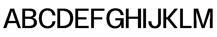 WerkSans Regular Font UPPERCASE