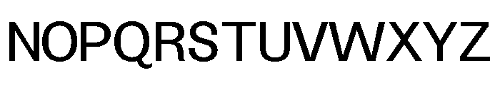 WerkSans Regular Font UPPERCASE