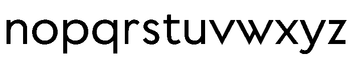 West Regular Web Font LOWERCASE