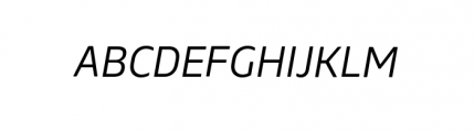 Webnar Regular Italic Font UPPERCASE