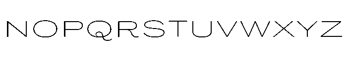 Wedding Gothic Wide Extra Light Font LOWERCASE