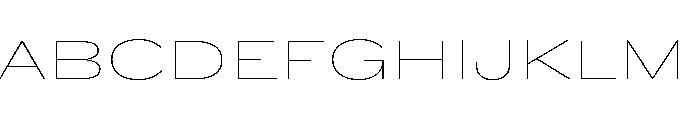 Wedding Gothic Wide Thin Font UPPERCASE