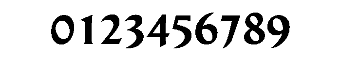 Wedge Bold Font OTHER CHARS