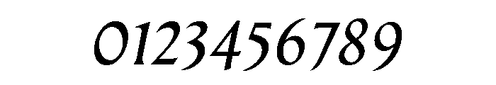 Wedge Regular Italic Font OTHER CHARS